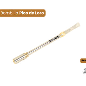 Bombilla Acero Pico Loro