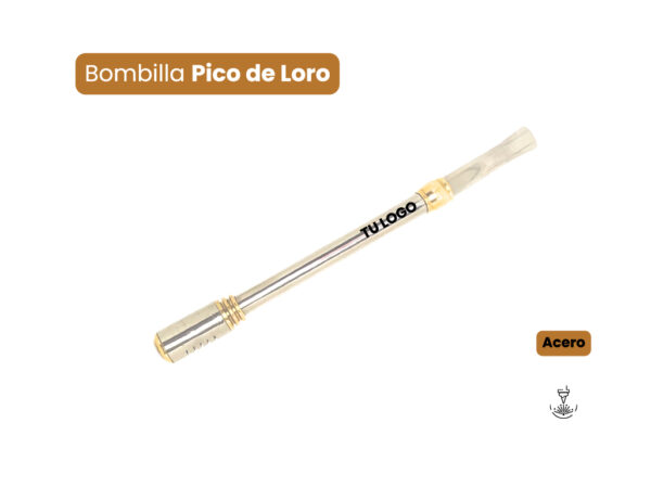 Bombilla Acero Pico Loro