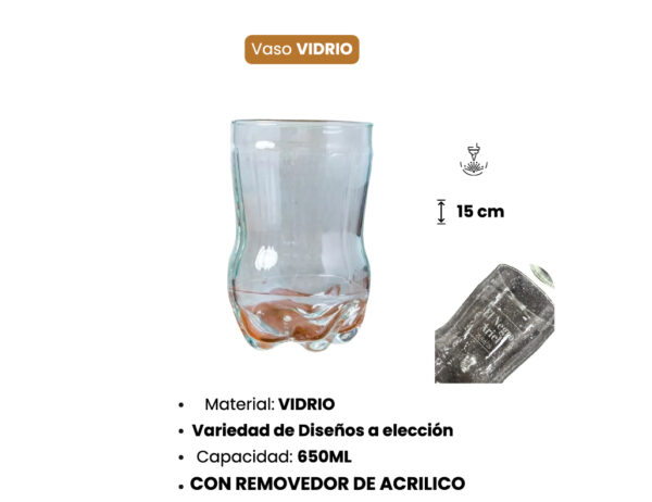 Vaso Vidrio Fernet - Imagen 2