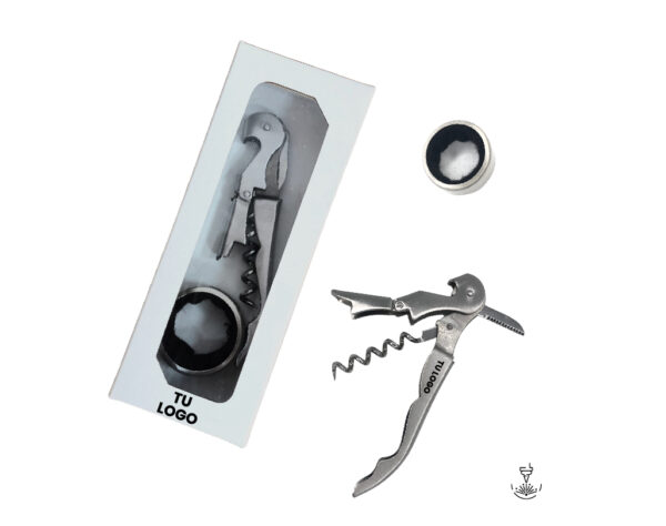 Destapador Metal + Atrapa Gotas