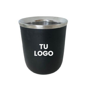 Mate Acero Recto + Bombilla