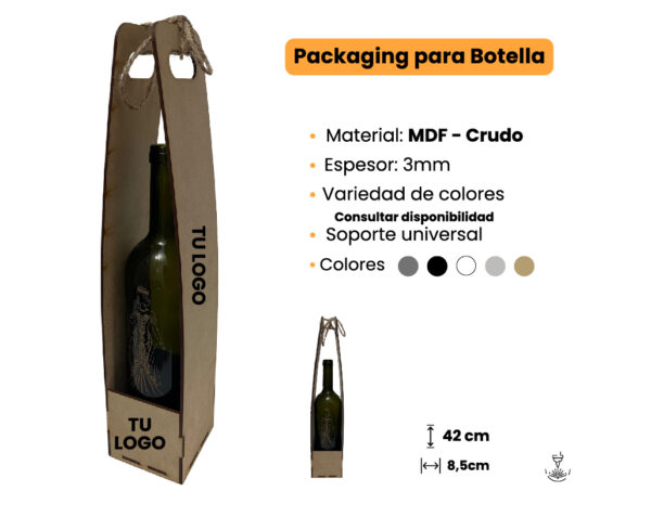 Packaging Botella MDF - Imagen 2
