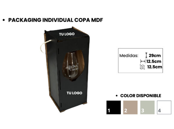 Packaging Copa Individual MDF - Imagen 2
