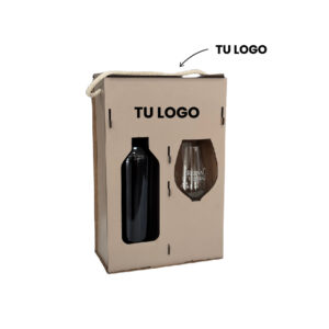 Packaging 1 Copa 1 Botella MDF