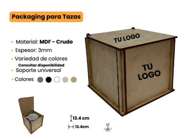 Packaging para Tazas MDF - Imagen 2