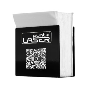 Servilletero Metal QR - MENU - WIFI