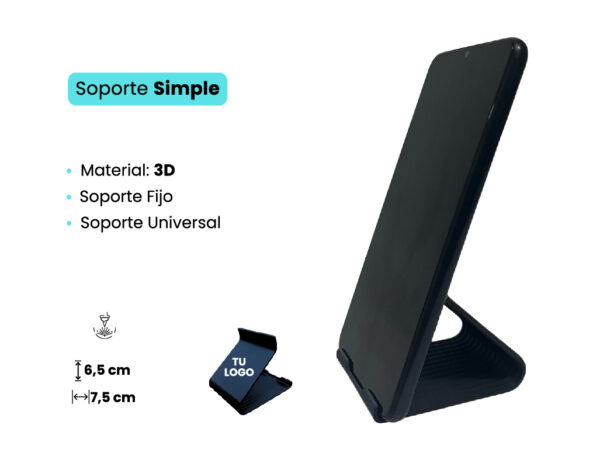 Soporte Celular Simple 3D - Imagen 2