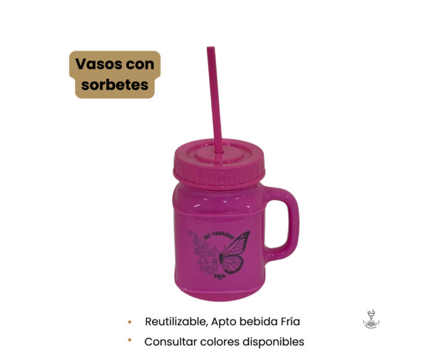 Vaso con Sorbete Polipropileno - Imagen 2