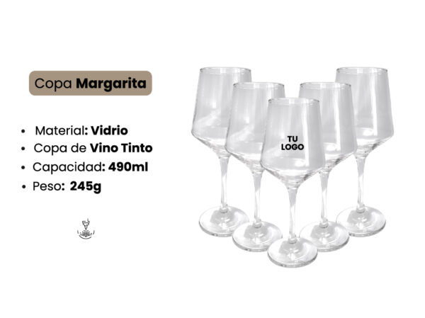 x50 Copas Margarita 490 ml - Imagen 2