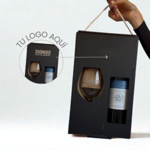 Copa + Caja para Botella